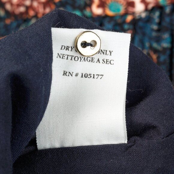 Ulla Johnson Adele Twilight Floral Print Cotton Ruffle Tiered Midi Dress - Picture 11 of 11